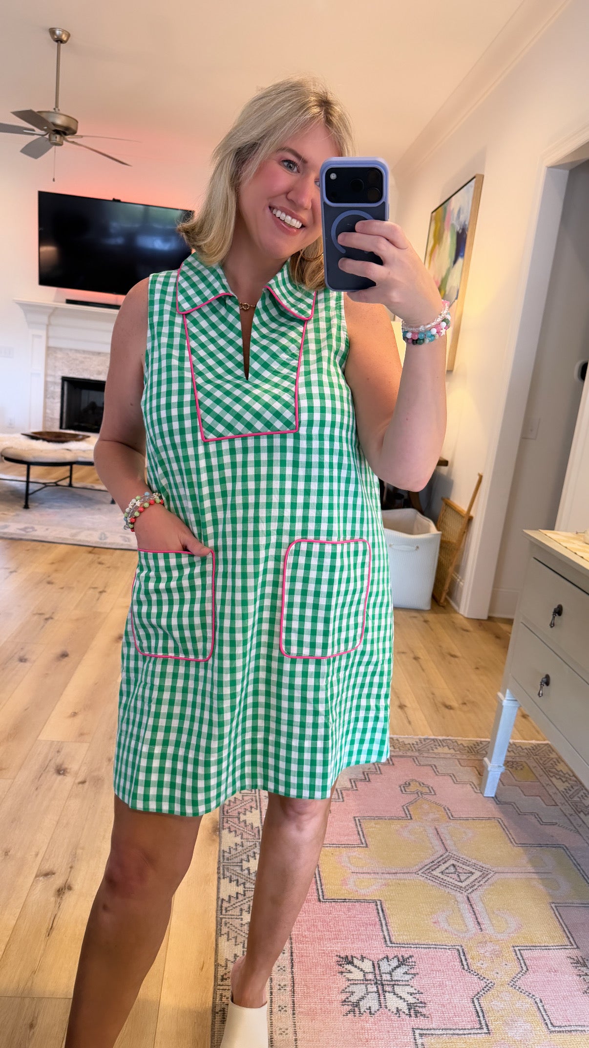 HAMPTON CHECK DRESS