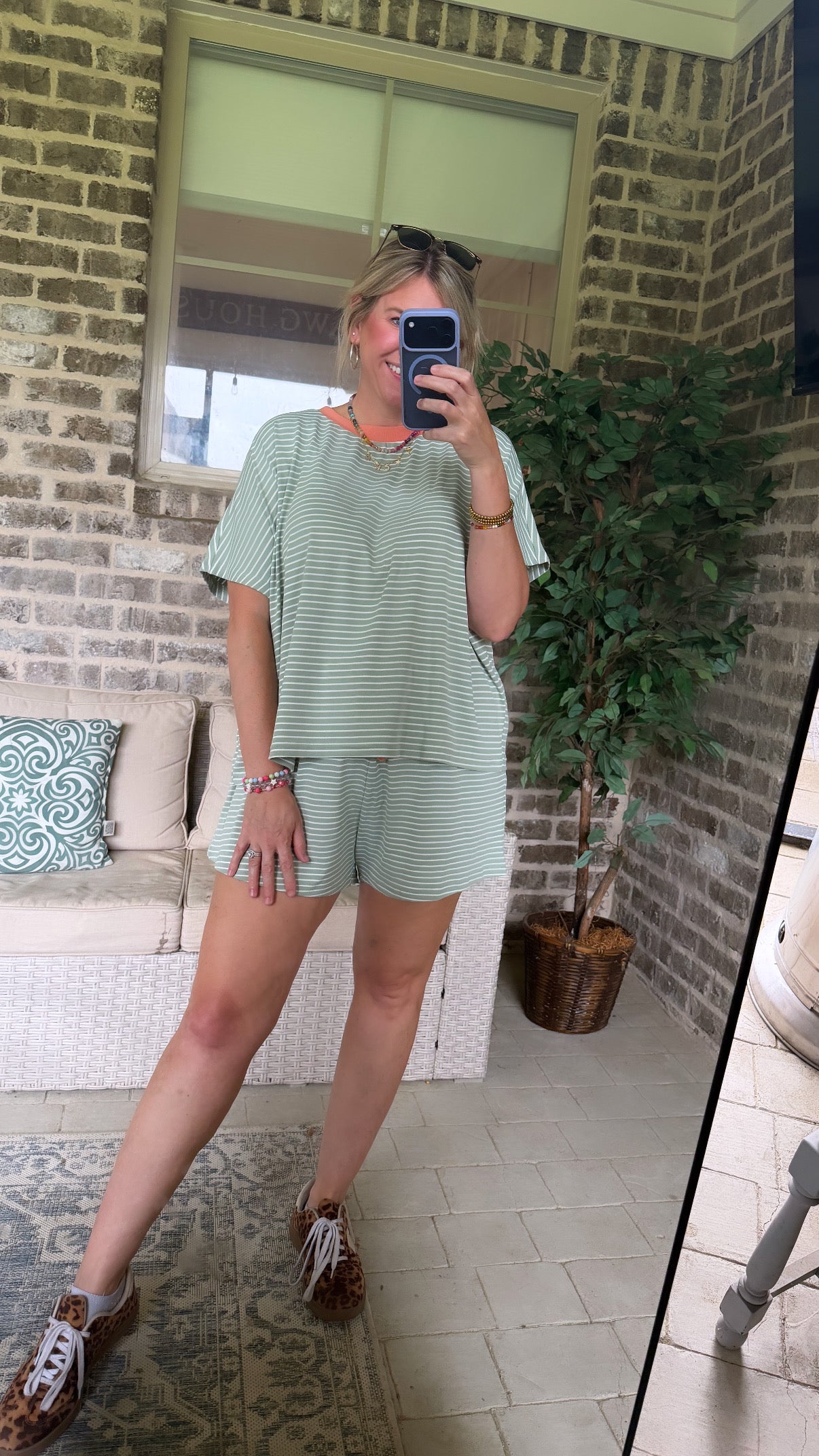 STRIPE WEEKEND SET