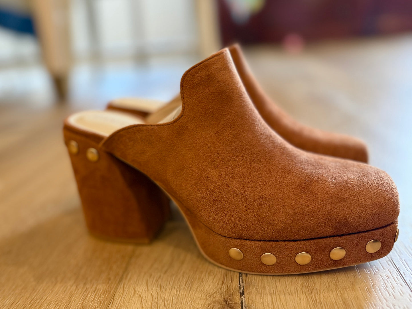 SIERRA PLATFORM CLOG - CARAMEL
