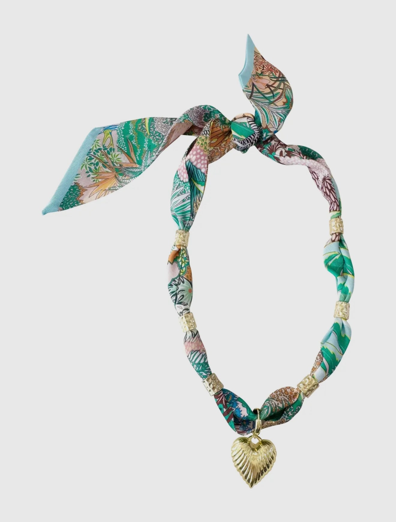 GEMELLI SCARF NECKLACE - TAHITI