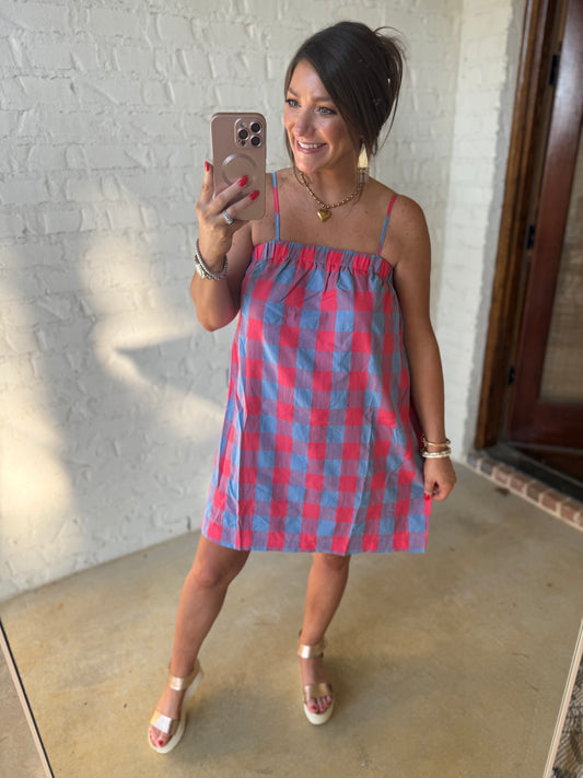 PLAID CAMI MINI