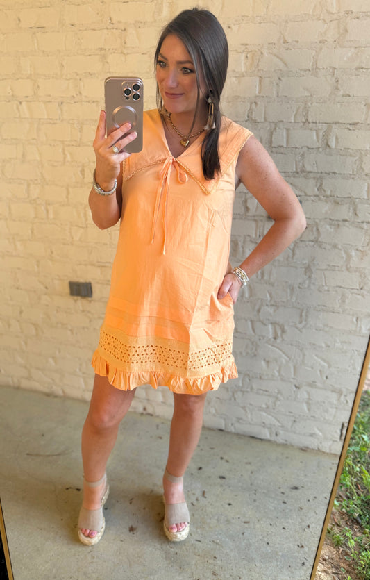 SHERBET SAILER MINI DRESS