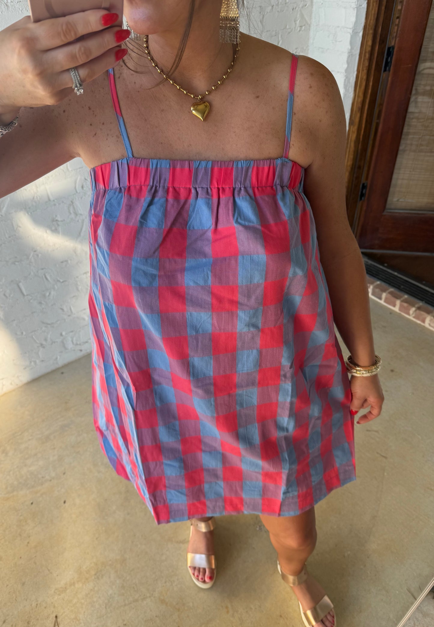 PLAID CAMI MINI