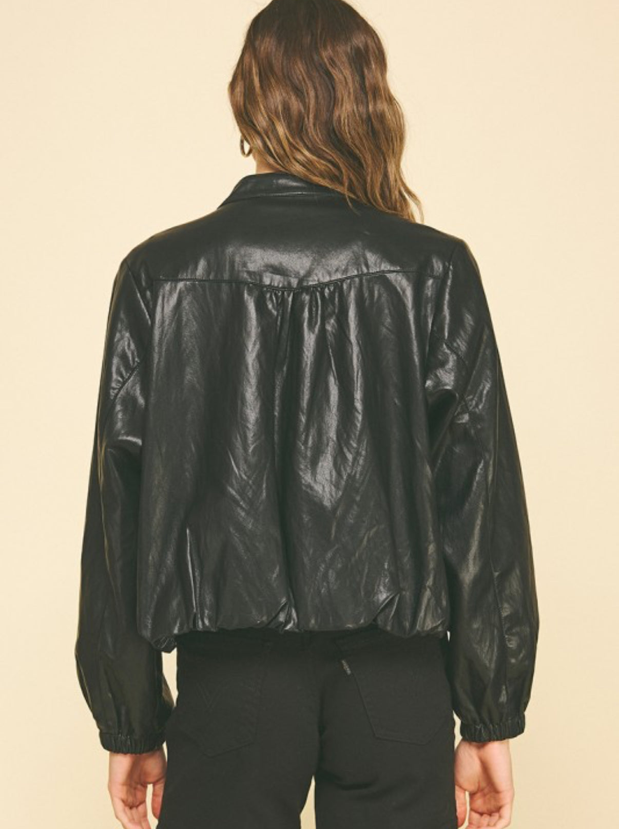LEATHER BOMBER JACKET BY PINCH