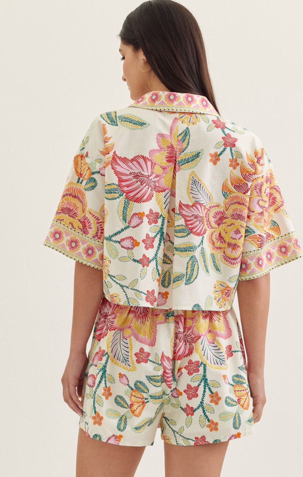 BOTANICAL SKORT SET