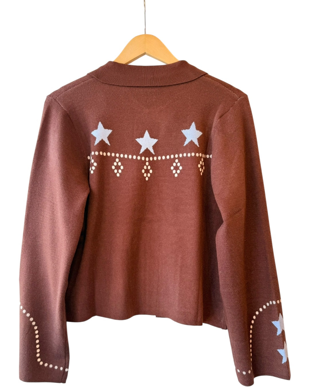STAR WESTERN KNIT CARDIGAN