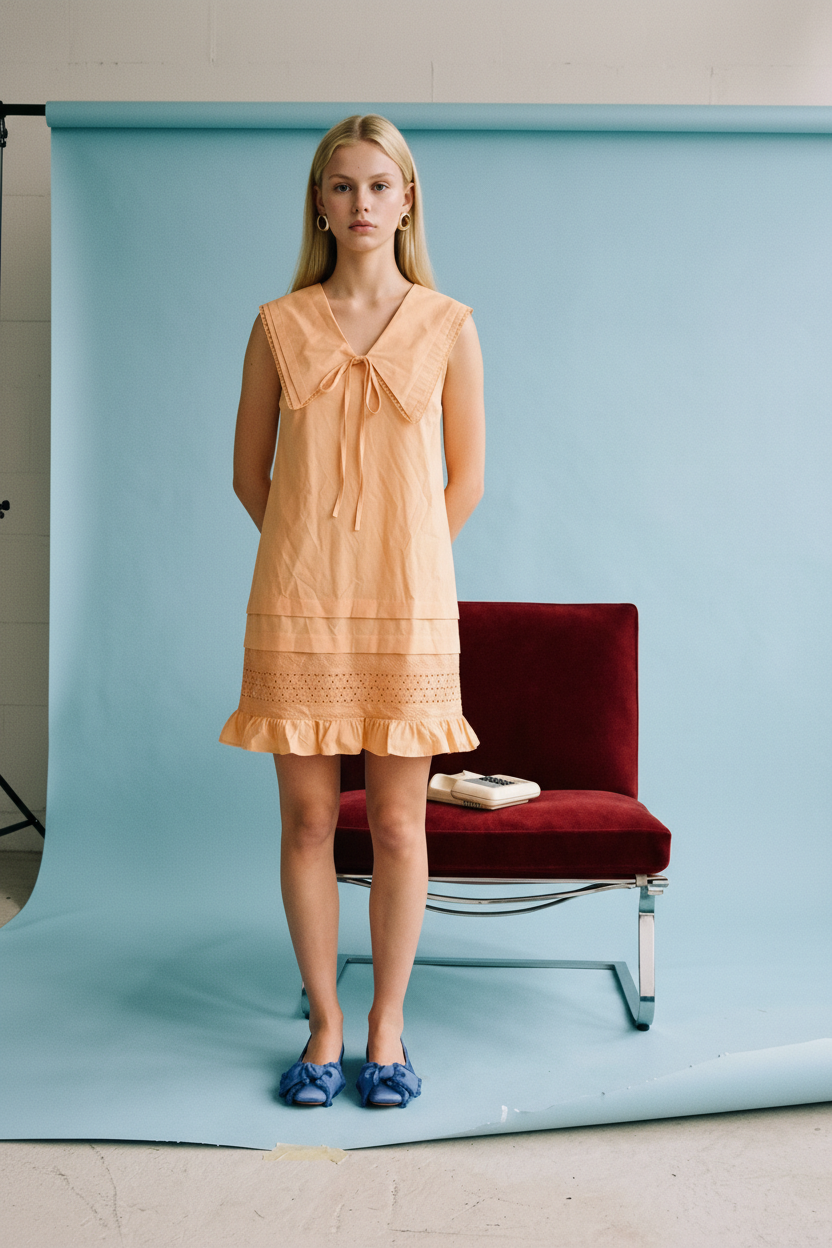 SHERBET SAILER MINI DRESS