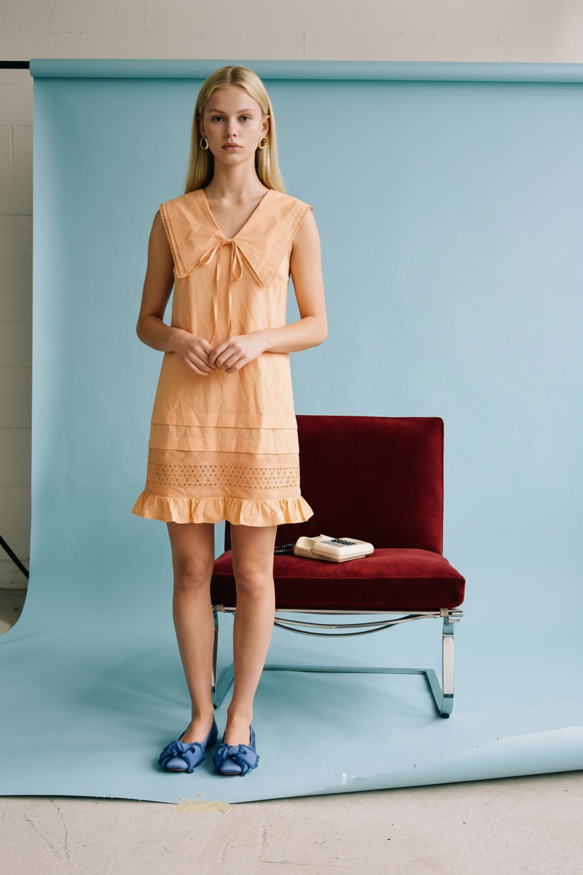 SHERBET SAILER MINI DRESS