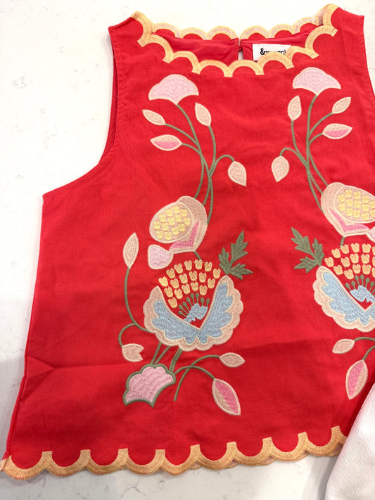 EMBROIDERED DETAIL TOP