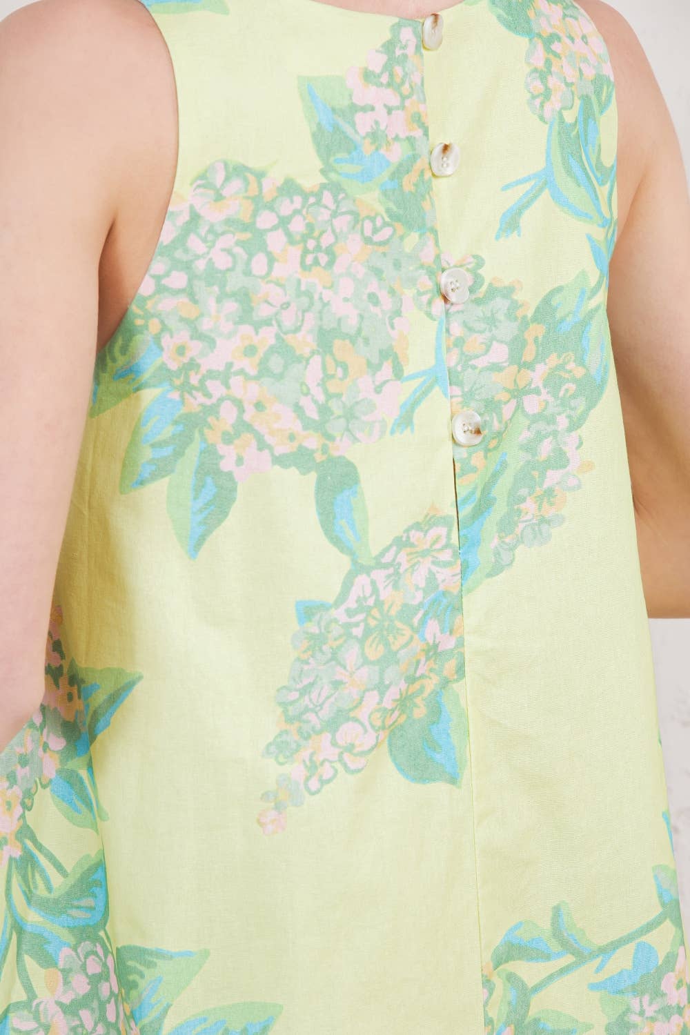 HYDRANGEA FLORAL SHIFT MINI