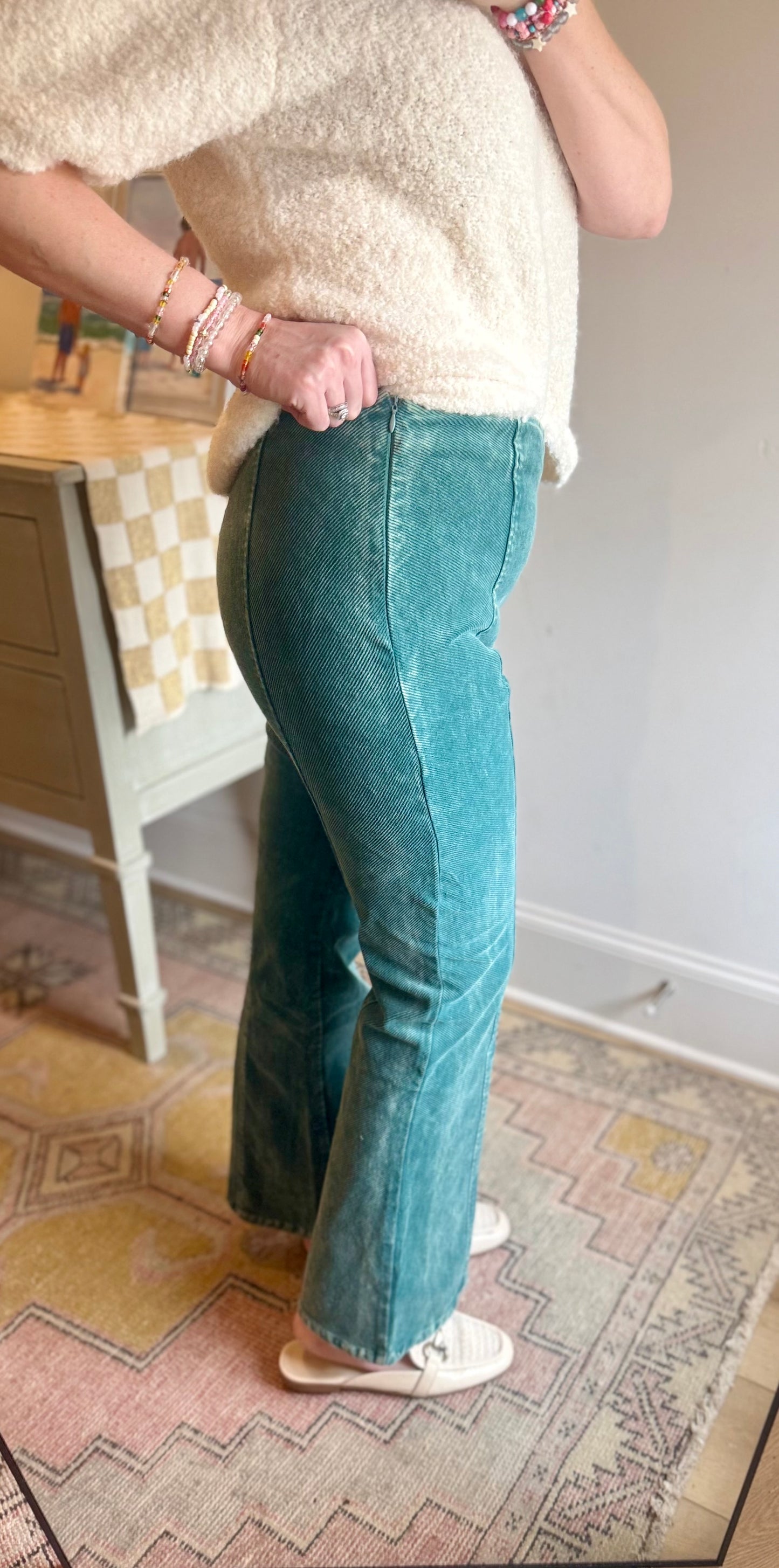 VINTAGE CORDUROY FLARE PANTS