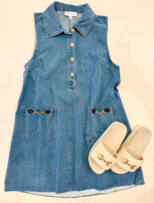 SUMMER DENIM DRESS