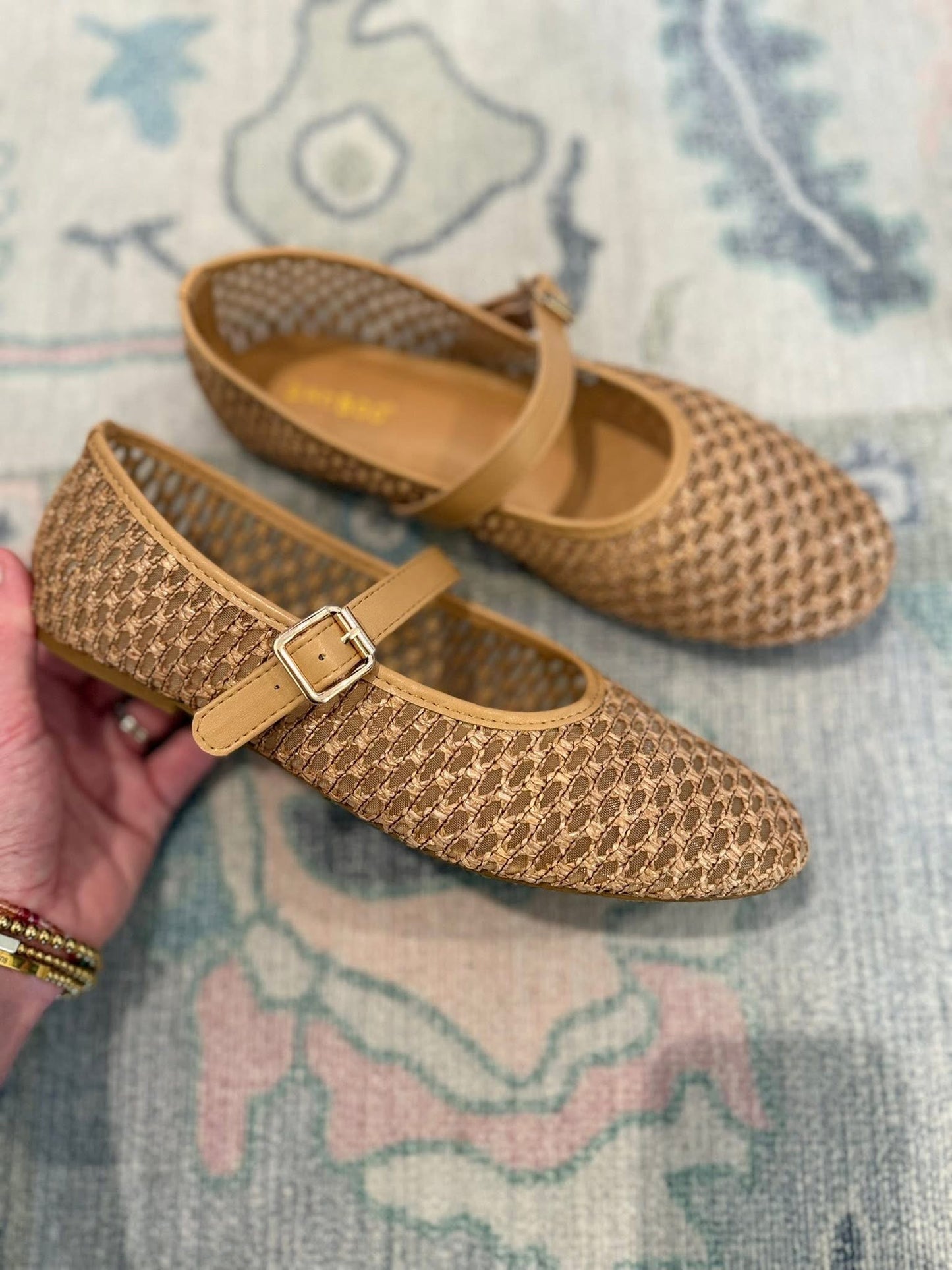 WOVEN MESH MARY JANE