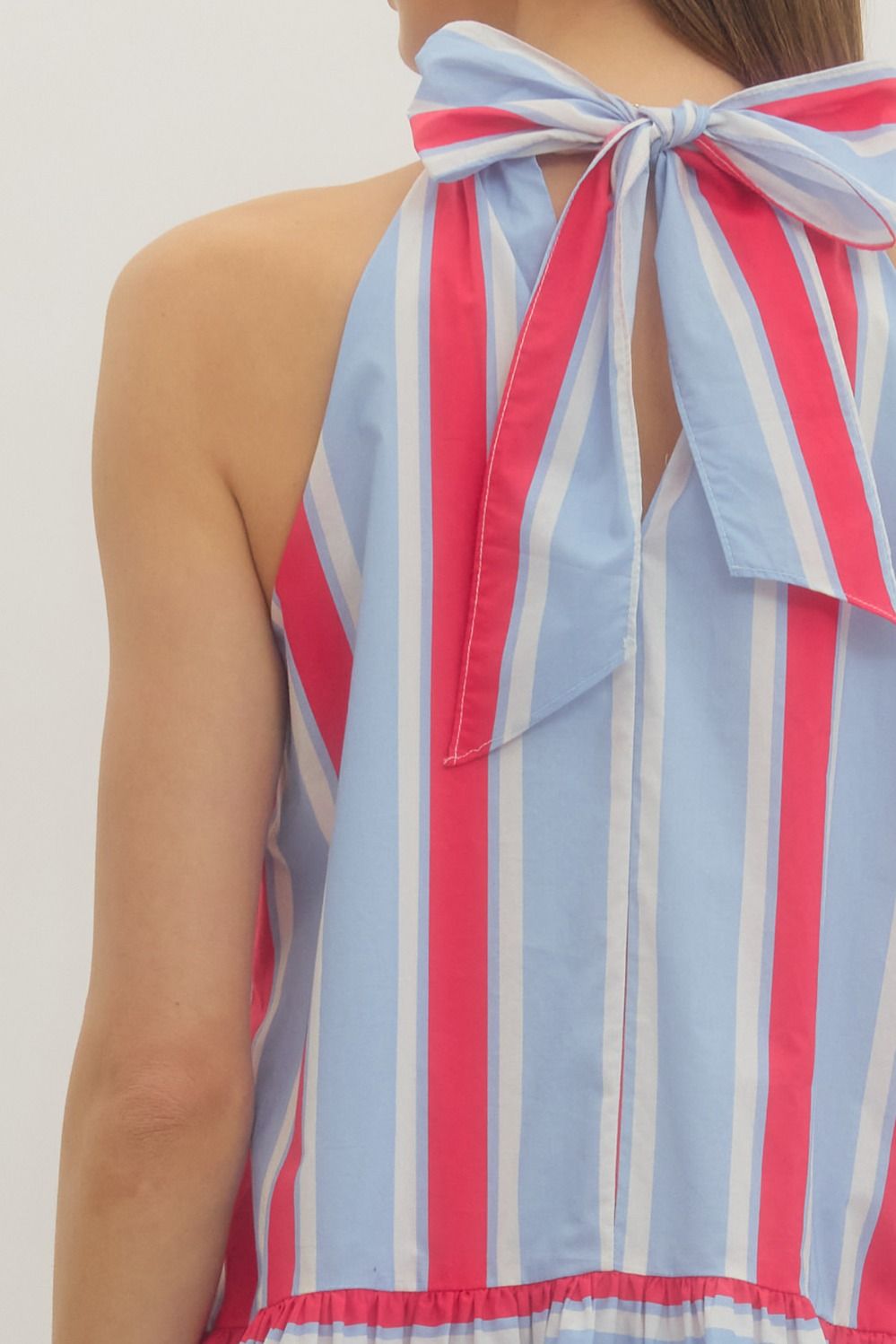 RED & BLUE HALTER MINI