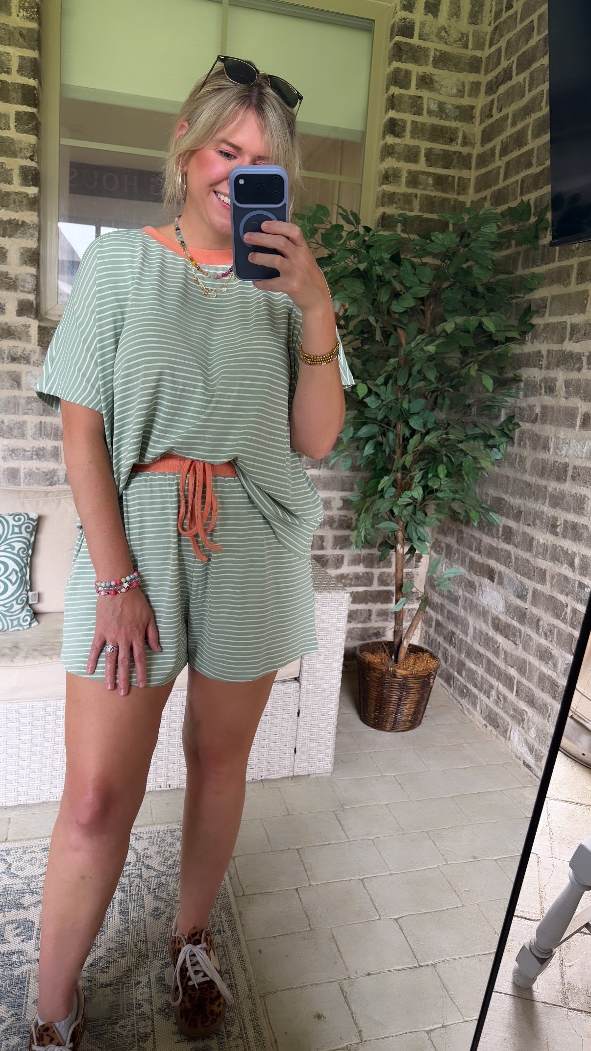 STRIPE WEEKEND SET