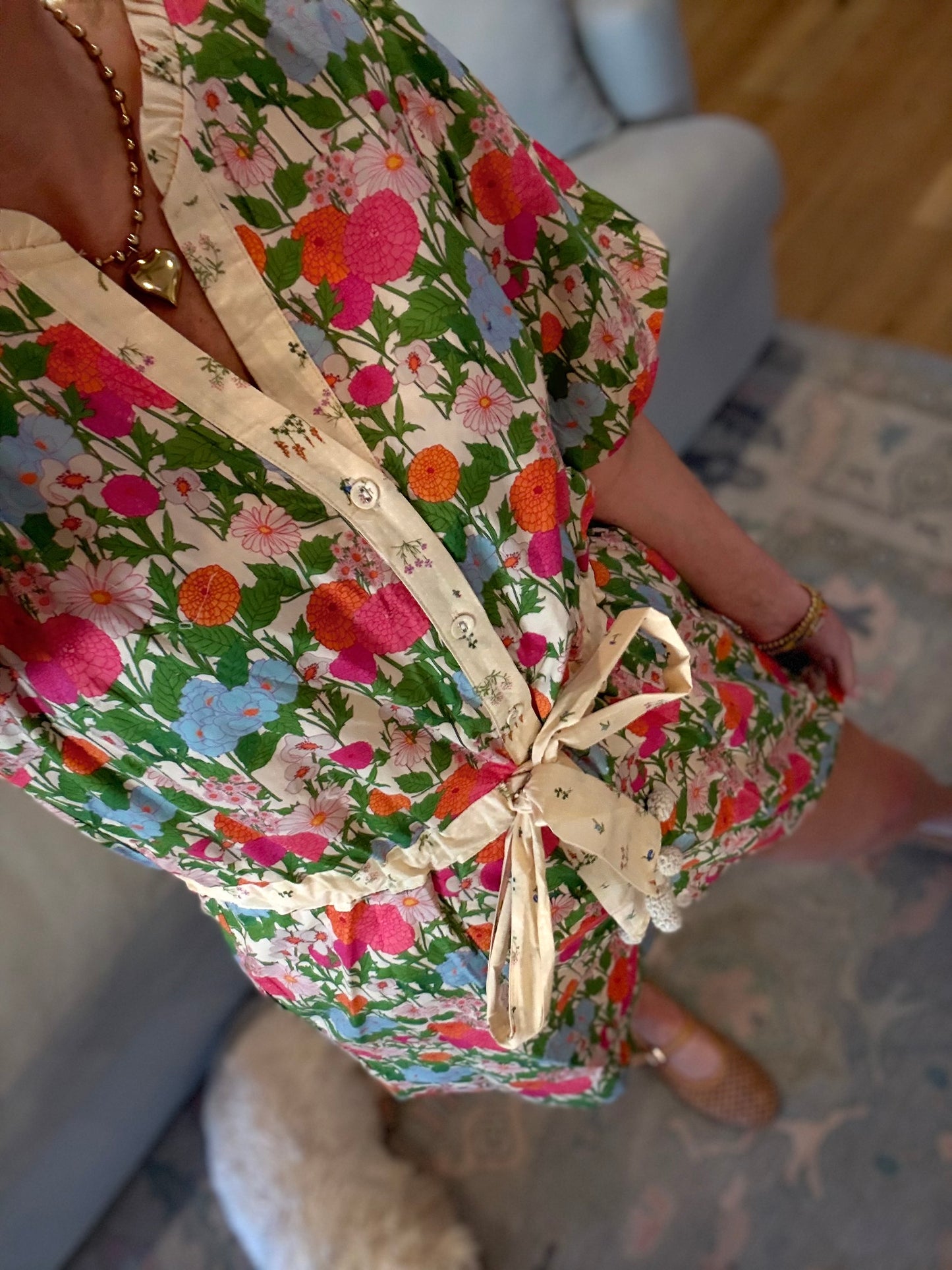 FLORAL ROMPER