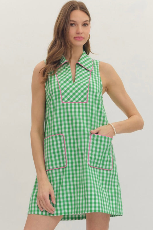 HAMPTON CHECK DRESS
