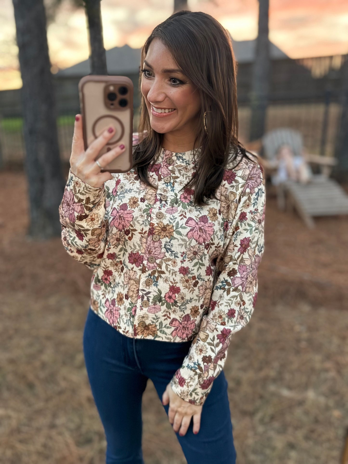 FLORAL CARDIGAN