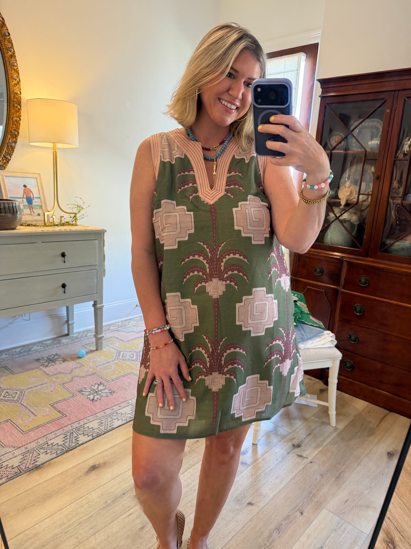 PALM GEO DRESS