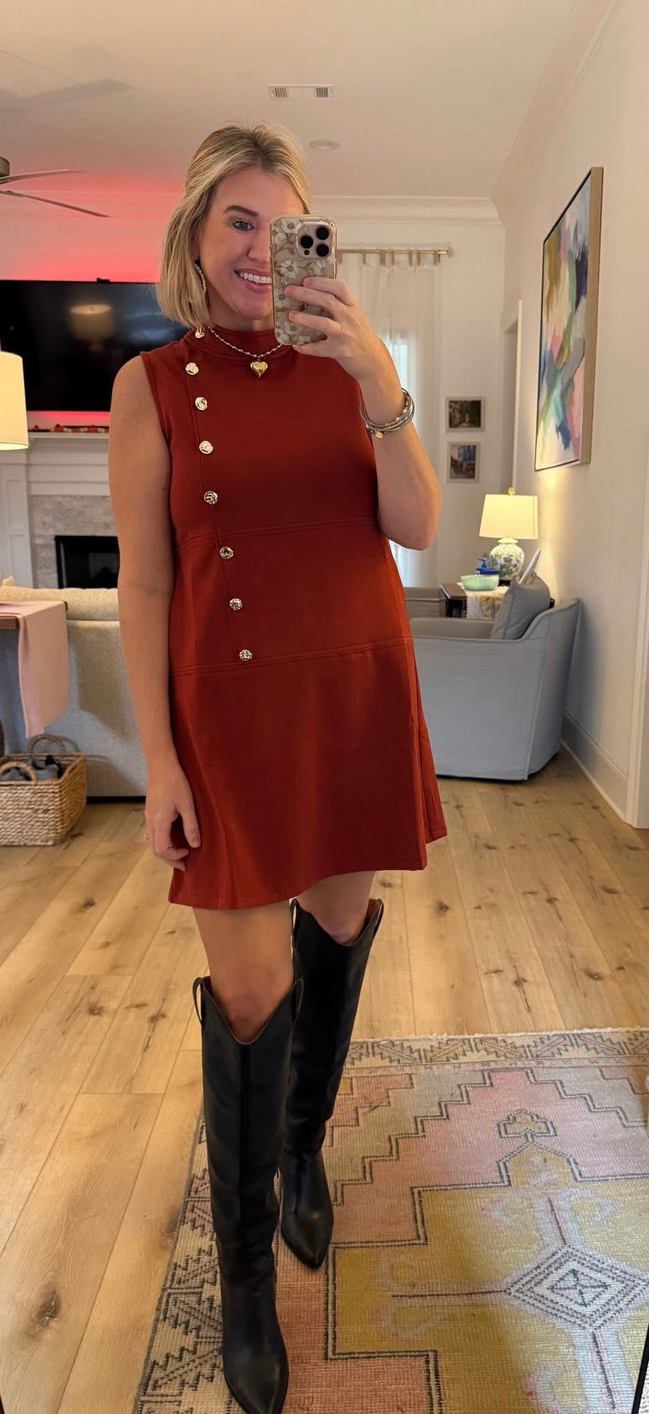 JENNIFER SLEEVELESS DRESS
