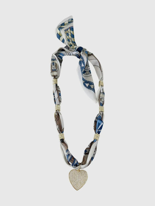 GEMELLI SCARF NECKLACE - GEORGIA