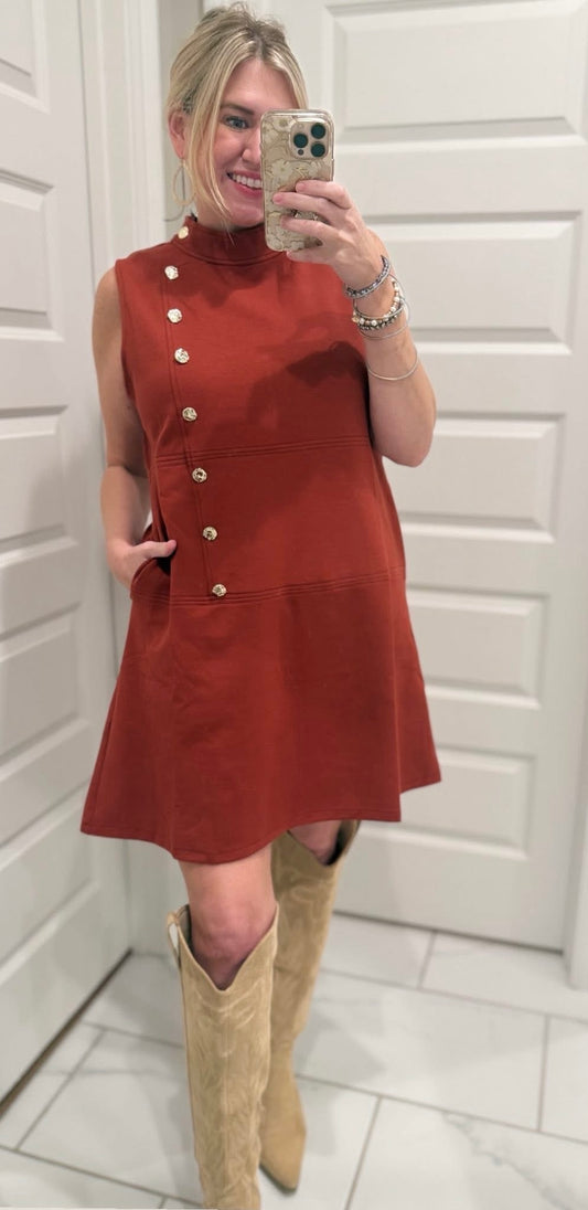 JENNIFER SLEEVELESS DRESS