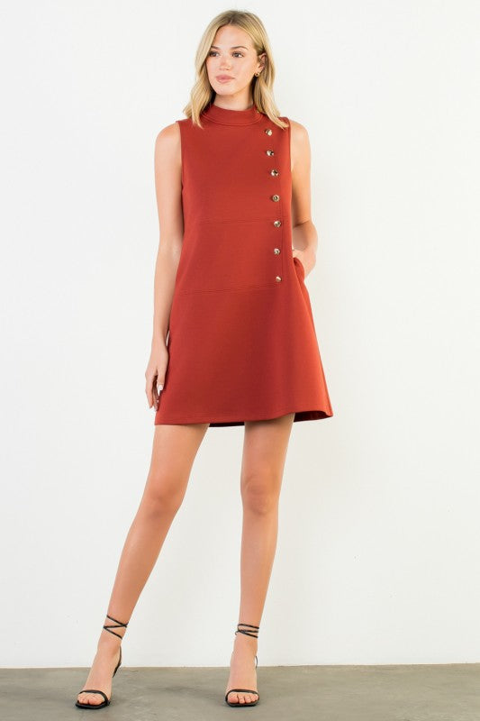 JENNIFER SLEEVELESS DRESS
